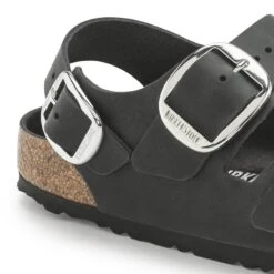 Birkenstock Milano Big Buckle Oiled Leather -Birkenstock 1024943 detail 1