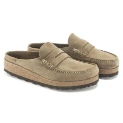 Birkenstock Naples Suede Leather -Birkenstock 1025003 pair