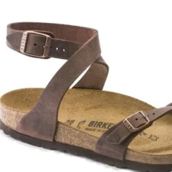 Birkenstock Yara Oiled Leather Habana -Birkenstock 13391 detail 1