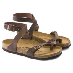 Birkenstock Yara Oiled Leather Habana -Birkenstock 13391 pair