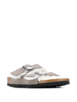 Women Birkenstock Arizona Two-strap Shearling Sandals -Birkenstock 15619676 28225411 1000