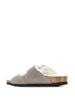 Women Birkenstock Arizona Two-strap Shearling Sandals -Birkenstock 15619676 28225413 1000