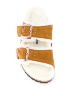 Women Birkenstock Shearling Sandals -Birkenstock 15726236 28659060 1000