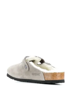 Women Birkenstock Suede Shearling Lined Slippers -Birkenstock 15726245 28658705 1000