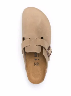 Women Birkenstock Closed-tie Leather Mules -Birkenstock 17069896 34224072 1000