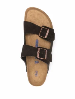 Men Birkenstock Arizona Double-strap Suede Slipes -Birkenstock 17195221 34941786 1000