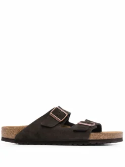 Men Birkenstock Arizona Double-strap Suede Slipes