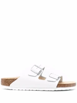 Men Birkenstock Arizona Double-strap Leather Sandals