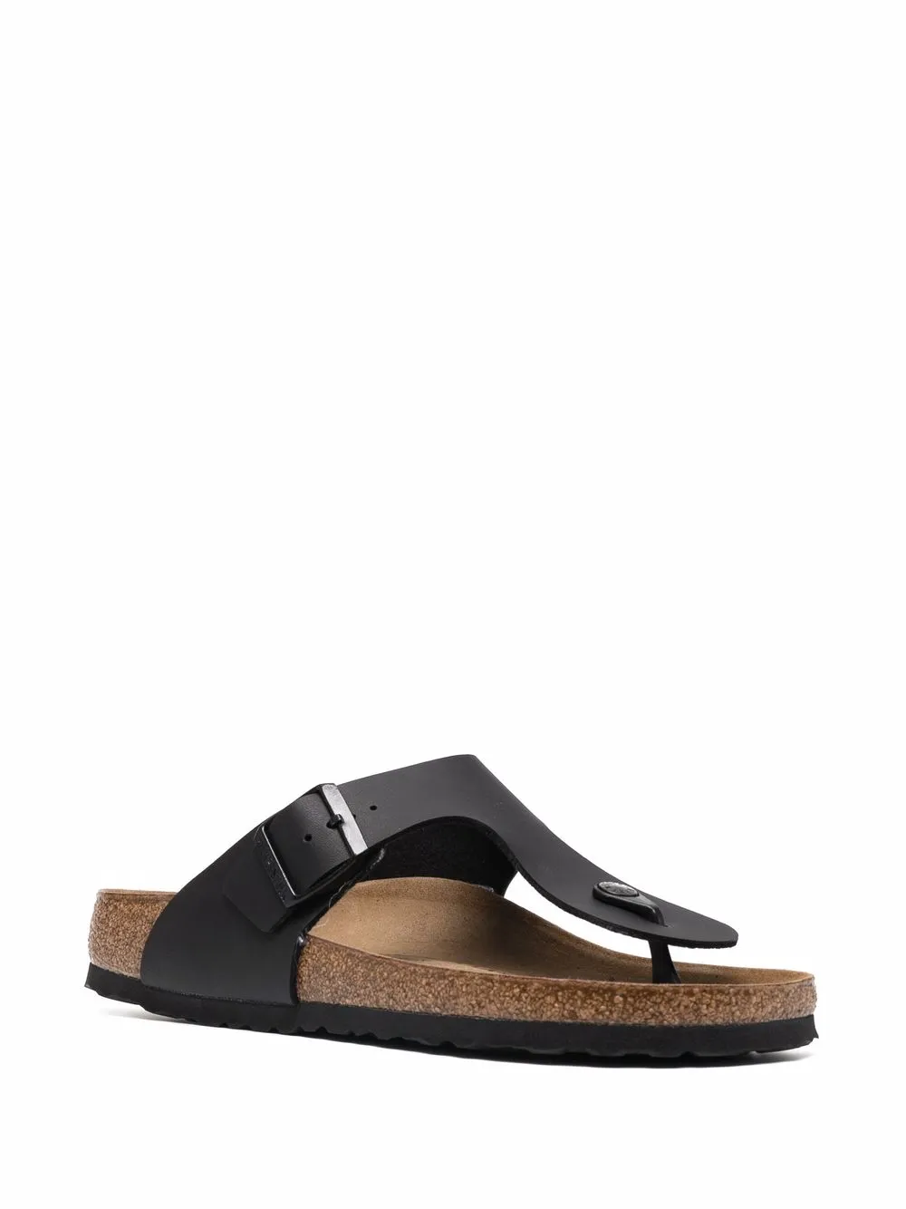 Men Birkenstock T-strap Leather Flip Flop Sandals 4 Men Birkenstock T-strap Leather Flip Flop Sandals - Image 2