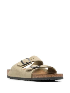 Women Birkenstock Arizona Grained-leather Sandals -Birkenstock 18412618 39768744 1000