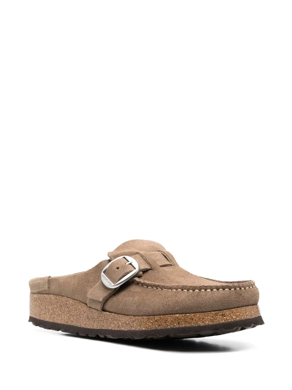 Women Birkenstock Buckle-fastened Suede Mules 4 Women Birkenstock Buckle-fastened Suede Mules - Image 2