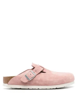 Women Birkenstock Suede-leather Clogs