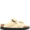 Women Birkenstock Arizona Big Buckle Shearling Slides