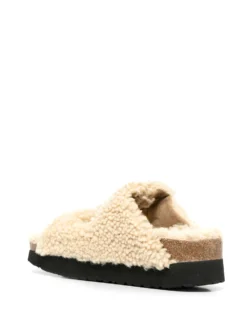 Women Birkenstock Arizona Big Buckle Shearling Slides -Birkenstock 18962750 41488005 1000