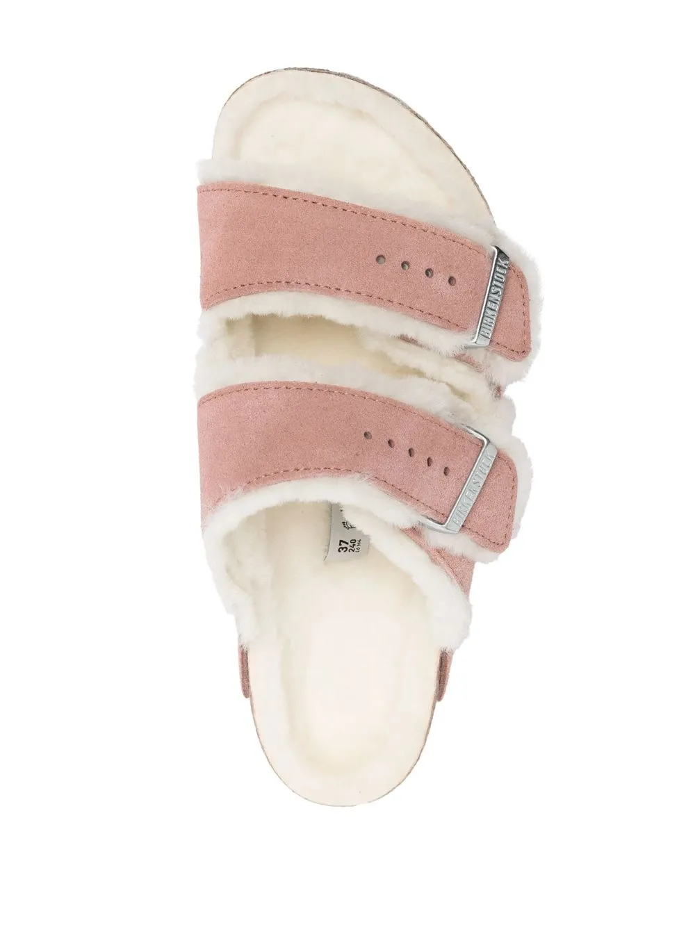 Women Birkenstock Shearling-trim Detail Slides 6 Women Birkenstock Shearling-trim Detail Slides - Image 4
