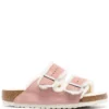 Women Birkenstock Shearling-trim Detail Slides -Birkenstock 19088214 41826180 1000