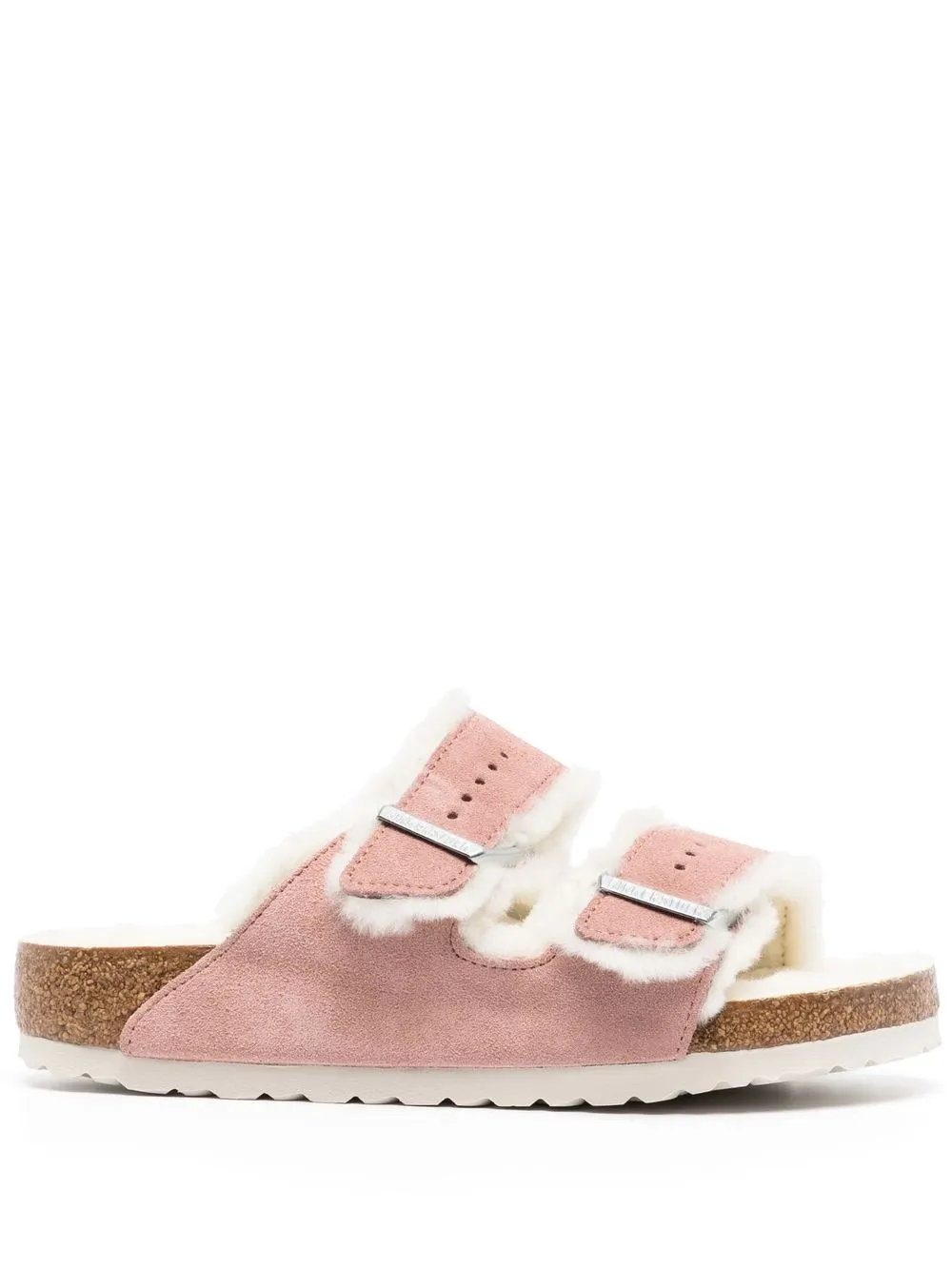 Women Birkenstock Shearling-trim Detail Slides 3 Women Birkenstock Shearling-trim Detail Slides