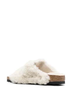 Women Birkenstock Buckle-fastening Shearling Slides 8 Women Birkenstock Buckle-fastening Shearling Slides -Birkenstock 19132288 41875772 1000