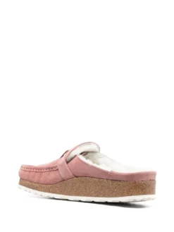Women Birkenstock Buckley Shearling Mules -Birkenstock 19167399 42070543 1000
