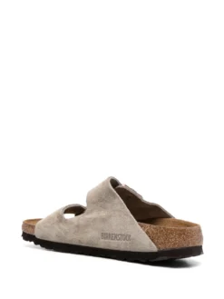 Women Birkenstock Buckle-fastening Suede Slides -Birkenstock 19346266 44663324 1000