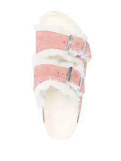 Women Birkenstock Shearling Double Buckle Slides 9 Women Birkenstock Shearling Double Buckle Slides -Birkenstock 19350397 42528251 1000