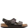 Women Birkenstock Buckle-fastening Leather Sandals -Birkenstock 19510672 43506635 1000