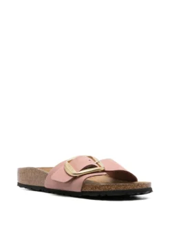 Women Birkenstock Madrid Buckle-detail Leather Sandals -Birkenstock 19530912 43583973 1000
