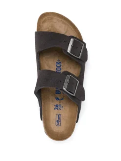 Women Birkenstock Arizona Leather Buckle-detail Sandals -Birkenstock 19531587 43582990 1000