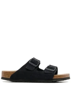 Men Birkenstock Arizona Slip-on Suede Sandals