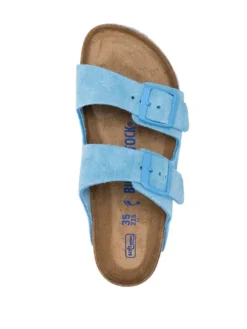 Women Birkenstock Double-strap Suede Sandals -Birkenstock 19638822 43882929 1000