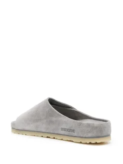 Men Birkenstock Open Toe Suede Slides -Birkenstock 19699571 44085438 1000