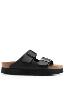 Women Birkenstock Arizona Platform Buckled Sandals