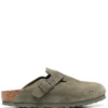 Women Birkenstock Boston Buckle-detail Suede Clogs -Birkenstock 19790855 44363380 1000