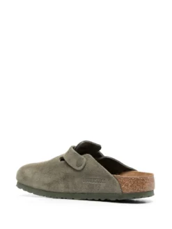 Women Birkenstock Boston Buckle-detail Suede Clogs -Birkenstock 19790855 44363725 1000