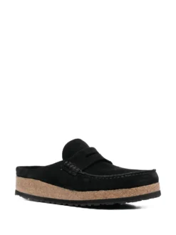 Men Birkenstock Naples Suede Loafers -Birkenstock 19888121 44776655 1000