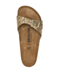 Women Birkenstock Madrid Snakeskin-effect Slides -Birkenstock 19893141 50041423 1000