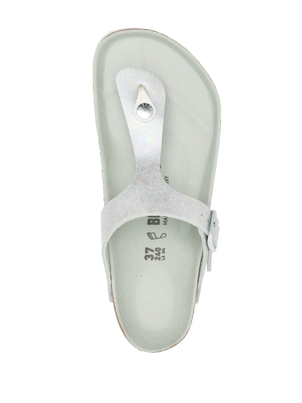 Women Birkenstock Gizeh Metallic Leather Sandals 6 Women Birkenstock Gizeh Metallic Leather Sandals - Image 4