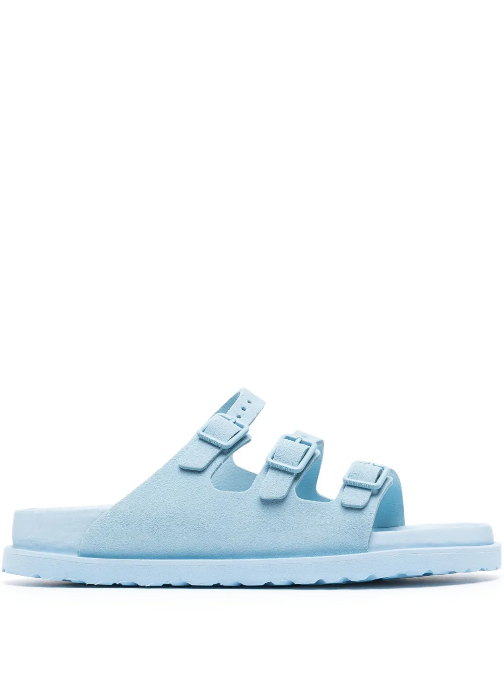 Women Birkenstock Buckle-fastening Calf-leather Slides 3 Women Birkenstock Buckle-fastening Calf-leather Slides