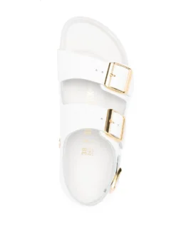 Women Birkenstock Embossed Crocodile-effect Sandals -Birkenstock 20007861 44982388 1000