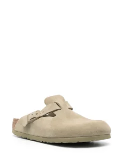 Women Birkenstock Boston Suede Slippers -Birkenstock 20135793 50222296 1000