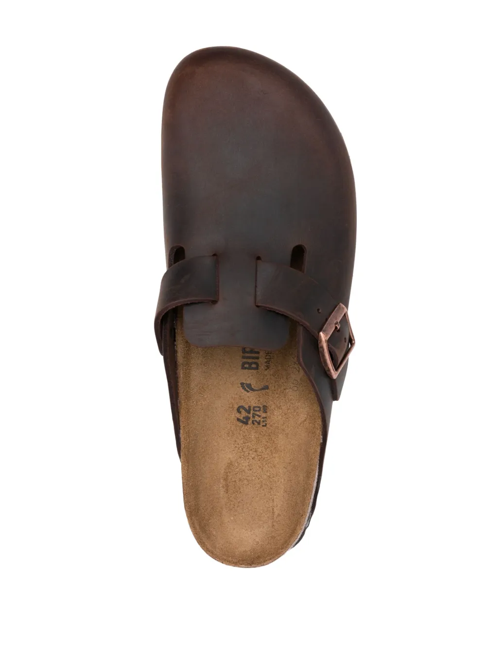 Men Birkenstock Boston Leather Slides 6 Men Birkenstock Boston Leather Slides - Image 4