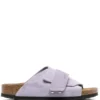 Women Birkenstock Kyoto Logo-debossed Suede Sandals -Birkenstock 20318825 50376487 1000