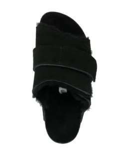 Women Birkenstock Kyoto Shearling Suede Sandals -Birkenstock 20320421 50361568 1000