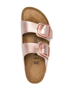Women Birkenstock Arizona Metallic-effect Sandals 9 Women Birkenstock Arizona Metallic-effect Sandals -Birkenstock 20506638 50506998 1000