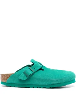 Women Birkenstock Boston Suede Clogs