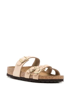 Women Birkenstock Franca Stud-detailed Leather Sandals -Birkenstock 20618005 50669162 1000