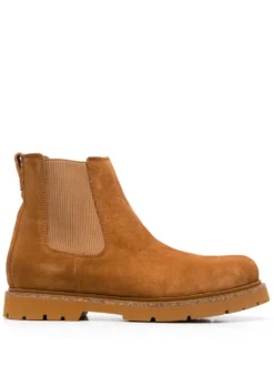 Men Birkenstock Boston Suede Ankle Boots