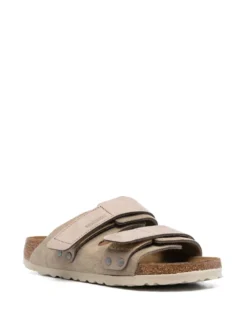 Women Birkenstock Kyoto Touch-strap Leather Sandals -Birkenstock 20695380 50649623 1000