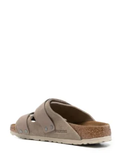 Women Birkenstock Kyoto Touch-strap Leather Sandals -Birkenstock 20695380 50649626 1000