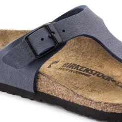 Birkenstock Gizeh Birko-Flor Nubuck Navy -Birkenstock 345443 detail 1